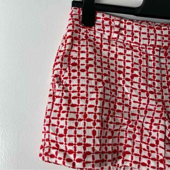 Vineyard Vines Red Tie Dye Squares Print Short NWT - Picture 3 of 6